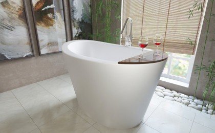 Aquatica TrueOfuro Freestanding Stone Bathtub (1 1)